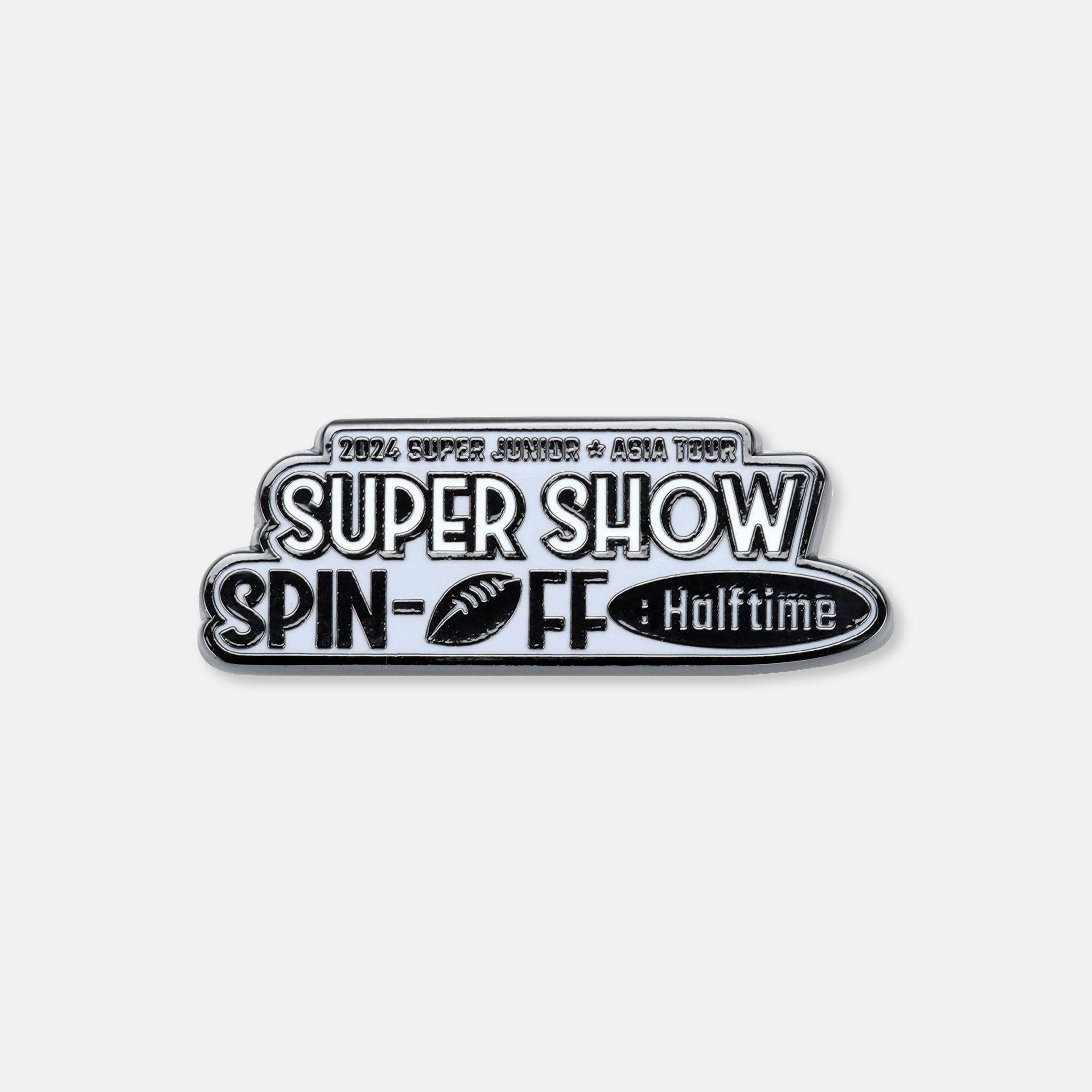 2024 SUPER JUNIOR 'SUPER SHOW SPIN-OFF: Halftime' Official MD Badge - K-Pop Concert Merchandise for Fans & Collectors | Perfect for Backpacks, Jackets & Fan Collections