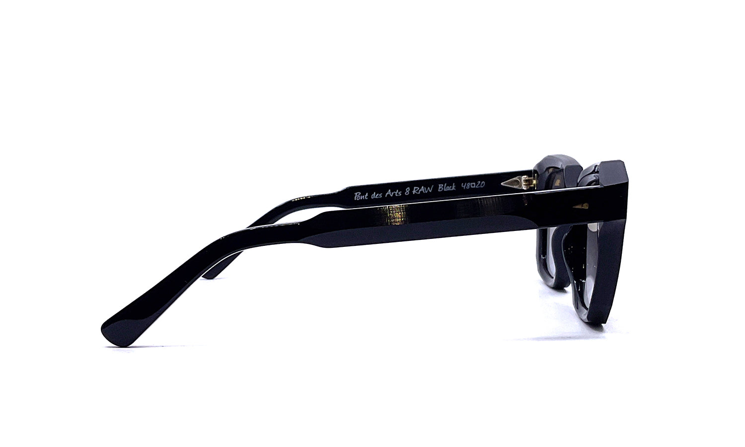 Ahlem Pont des Arts Sunglasses (Black) - Stylish & UV Protection for Outdoor Activities, Travel & Fashion