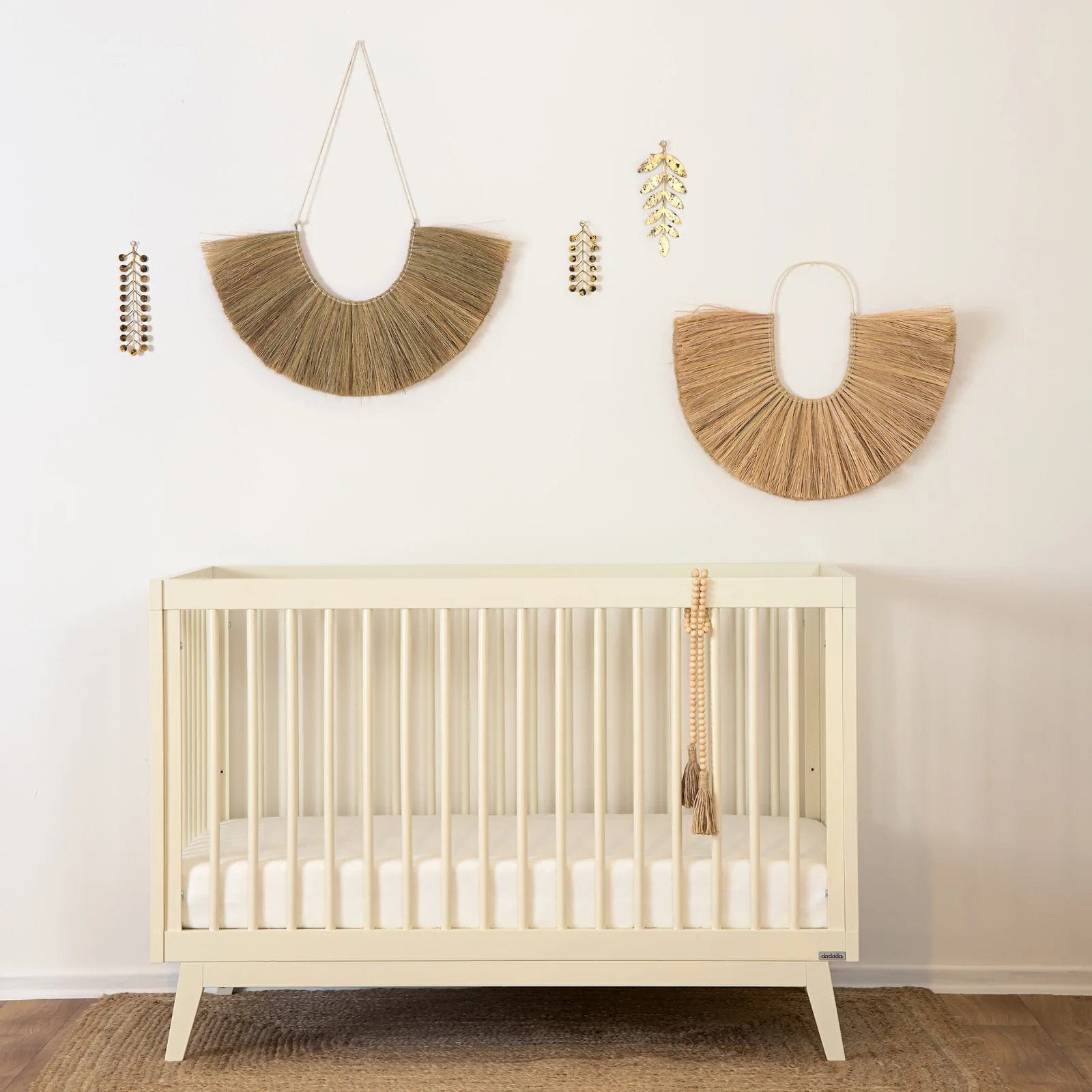 Soho 3-in-1 Convertible Baby Crib - White Nursery Furniture for Newborn to Toddler - Perfect for Small Spaces & Modern Nurseries