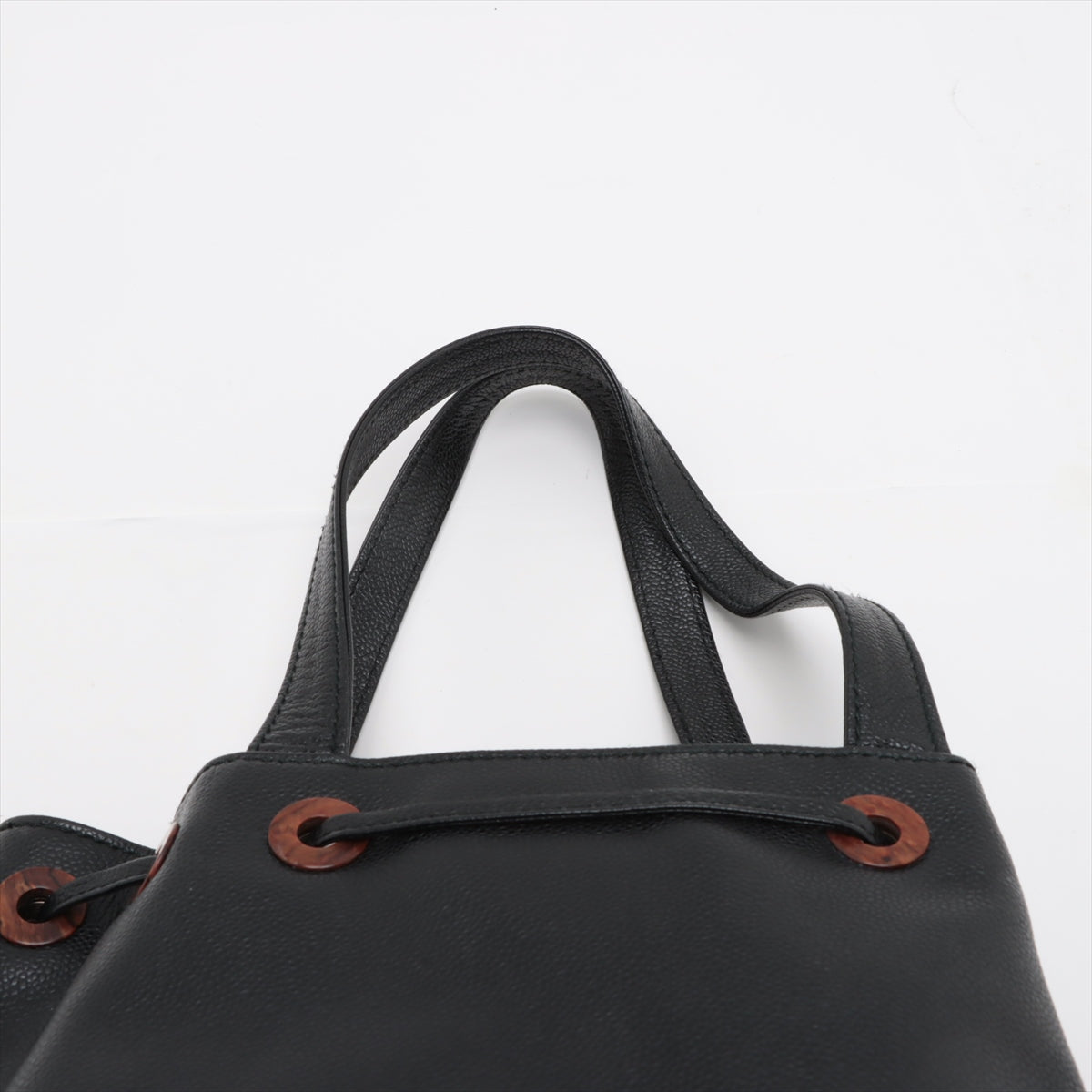 Chanel CC Logo Caviar Leather Drawstring Tote Bag Black - Luxury Designer Handbag for Women | Perfect for Work, Travel & Everyday Use