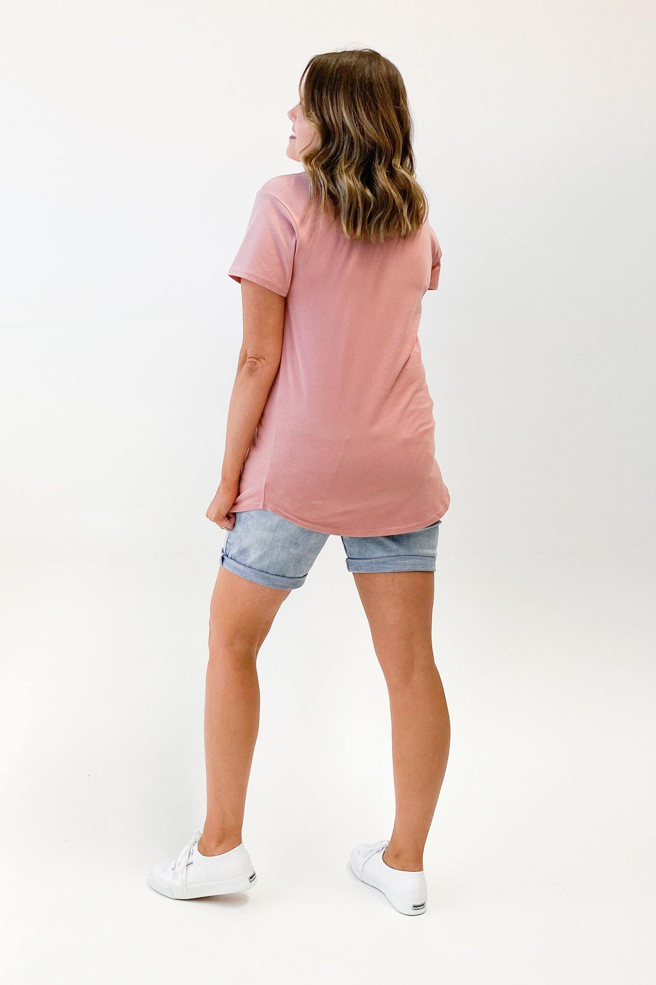 AS Colour Mali Tee Rose - Premium Cotton T-Shirt for Women | Soft & Comfortable Casual Wear | Perfect for Everyday Outfits, Layering, and Relaxing at Home