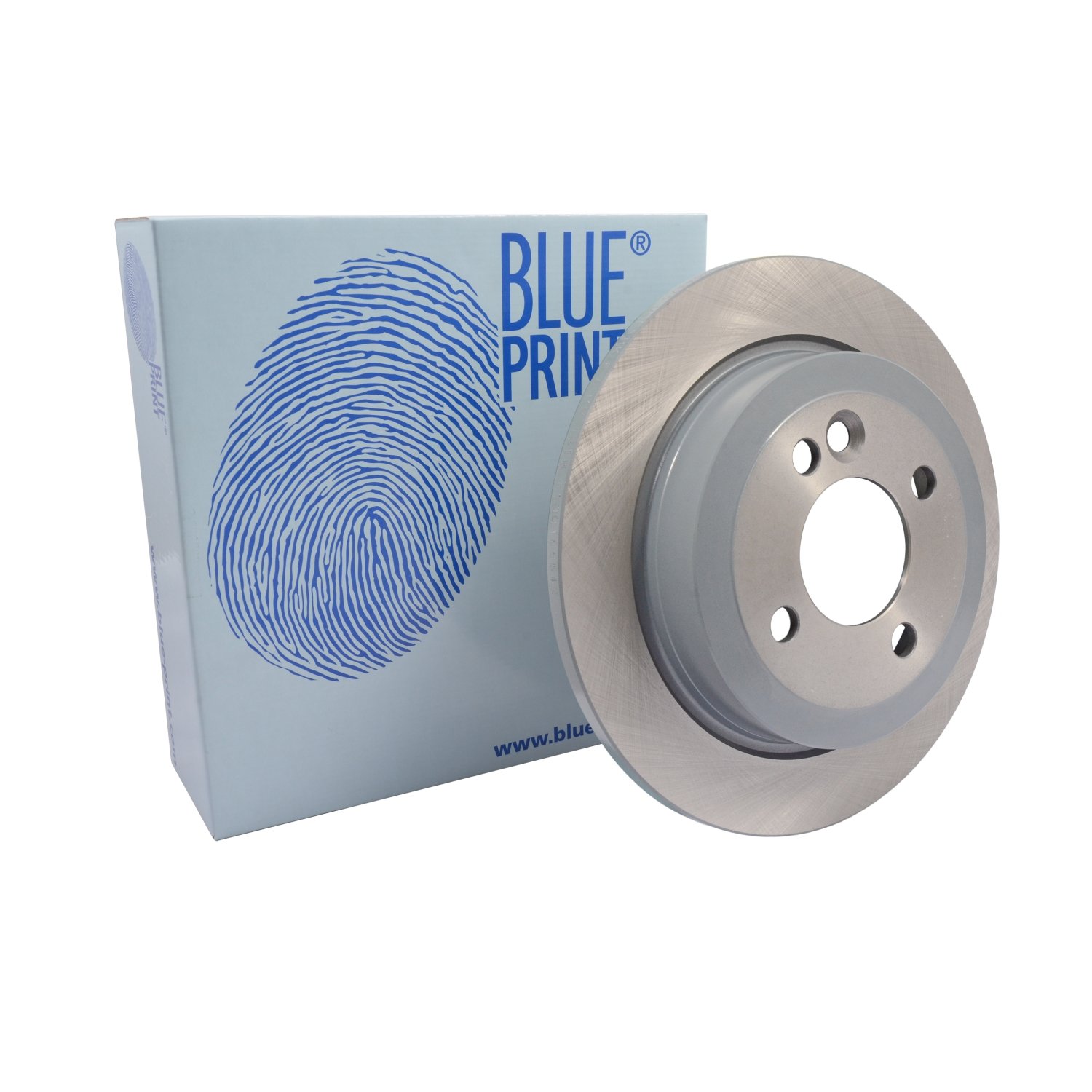 High-Performance ADG04375 Rear Brake Disc Set (2 Discs) - 4 Holes, Full Size - Perfect for Car, Truck & SUV Brake System Upgrades & Repairs