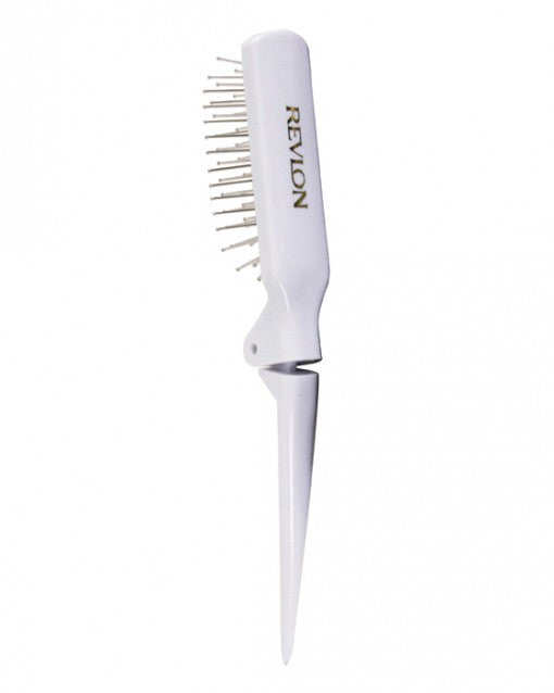 Revlon Folding Hair Brush - Compact Travel Hairbrush for Detangling & Styling - Perfect for Home, Travel, Gym & On-The-Go Use