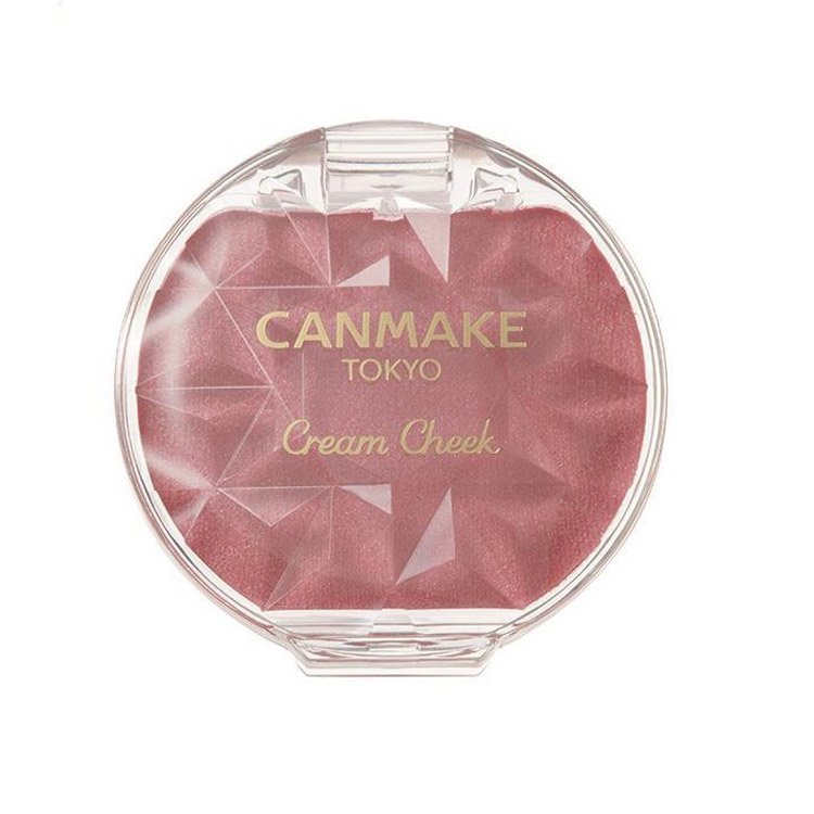 Canmake Tokyo Cream Cheek Color - Japanese Cream Blush for Natural Flush | Perfect for Everyday Makeup & On-The-Go Touch Ups