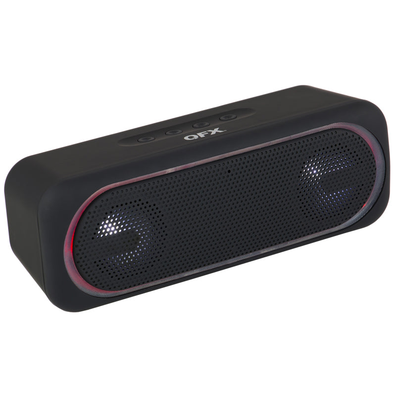 Qfx BT-153 Wireless Bluetooth Speaker - Portable Outdoor Speaker with Rich Bass, Waterproof Design for Pool, Beach, Camping & Travel
