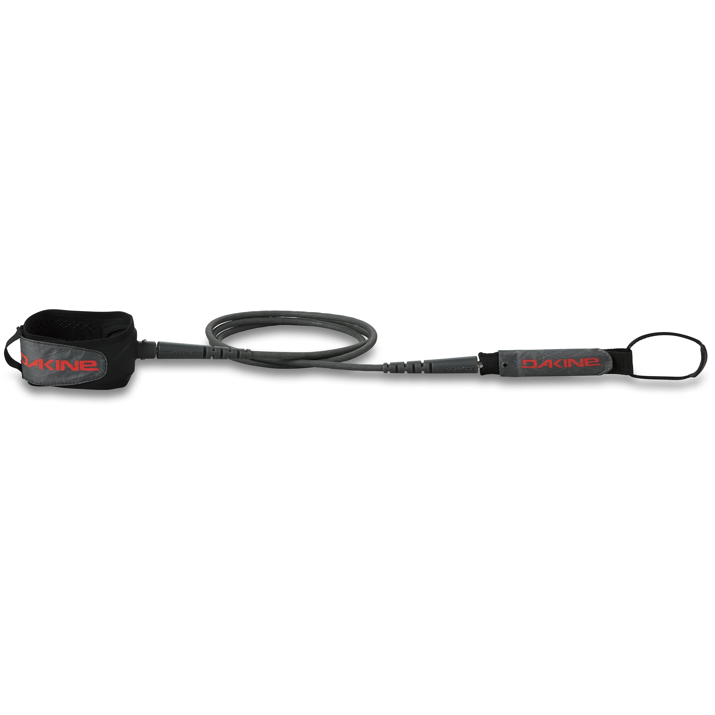 Dakine Kaimana Team Surf Leash 6Ft X 1/4In - Shadow Color, One Size Universal Fit for Surfing, Bodyboarding & Water Sports