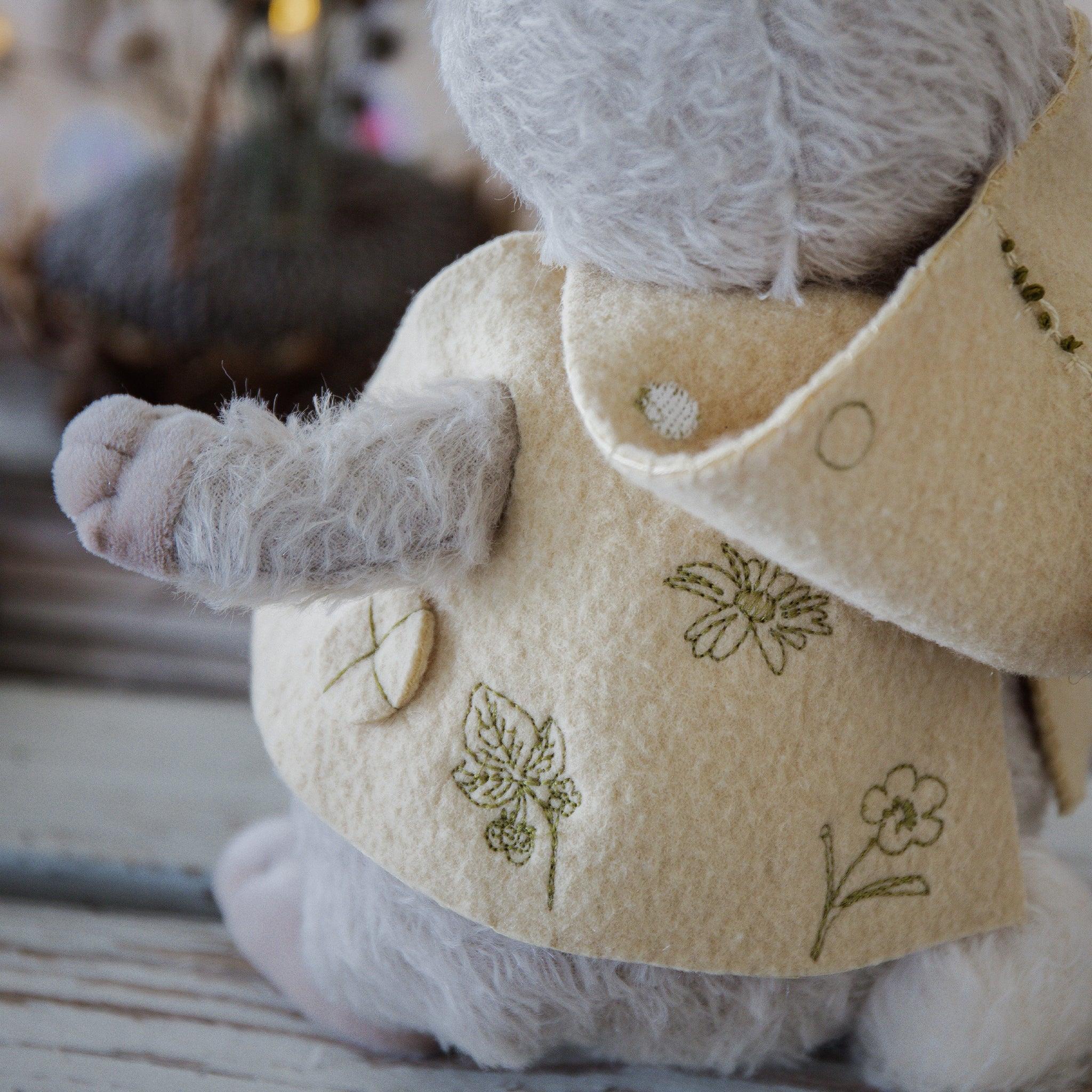 Handcrafted Hopsley Hare Figurine - Unique Ceramic Home Decor for Living Room, Shelf & Office Display - Perfect Gift for Collectors & Animal Lovers