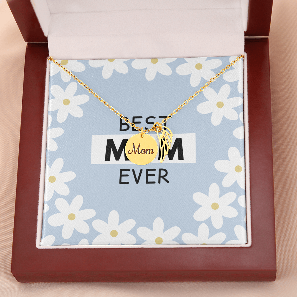 Best Mom Ever Jewelry Gift - Elegant Necklace for Mother's Day, Birthday, Anniversary | Perfect for Gifting, Special Occasions & Everyday Wear