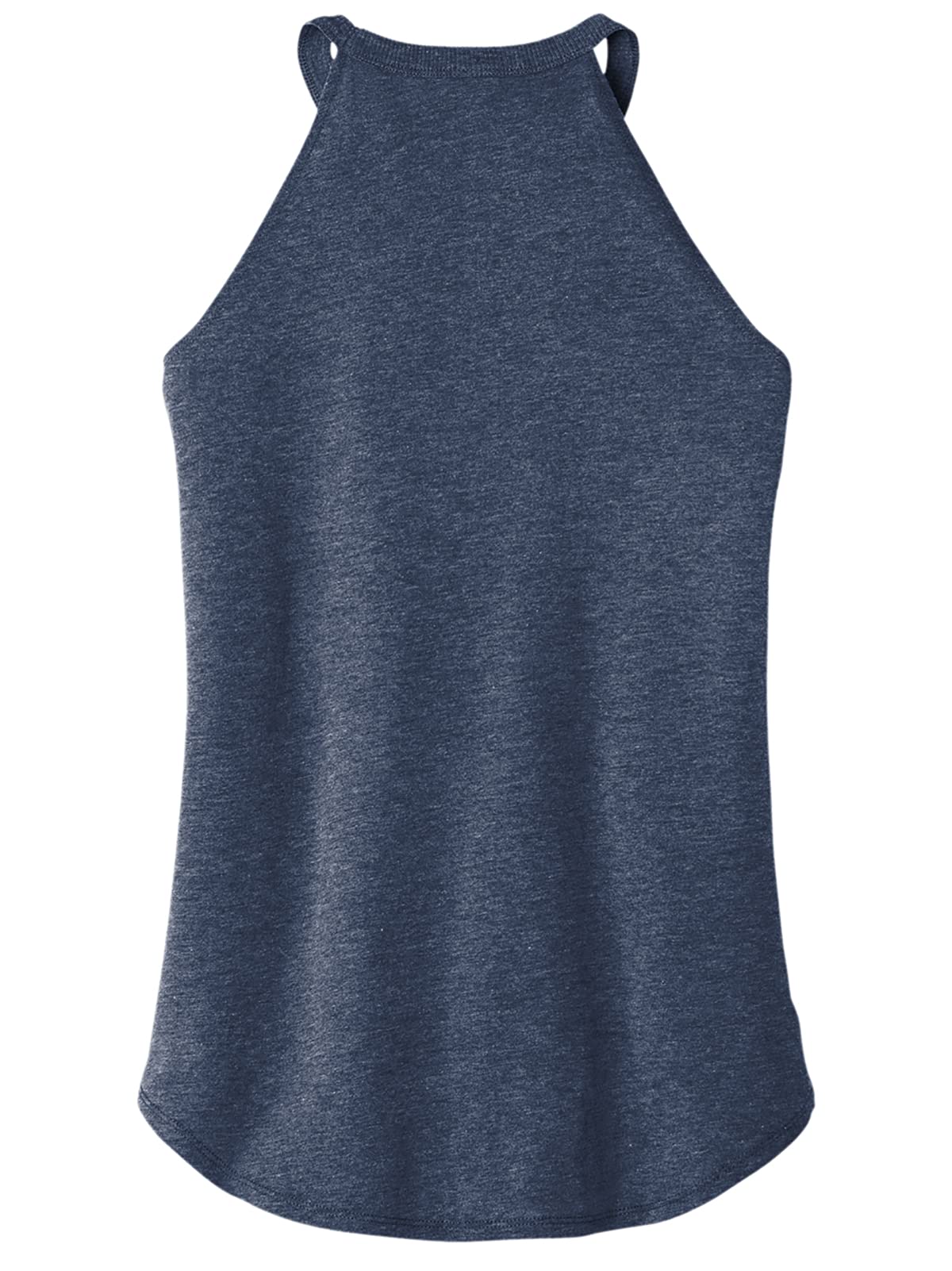 Gravity Threads Women's Rocker Halter Tank Top - Sexy Sleeveless V-Neck Summer Tops for Concerts, Beach & Night Out