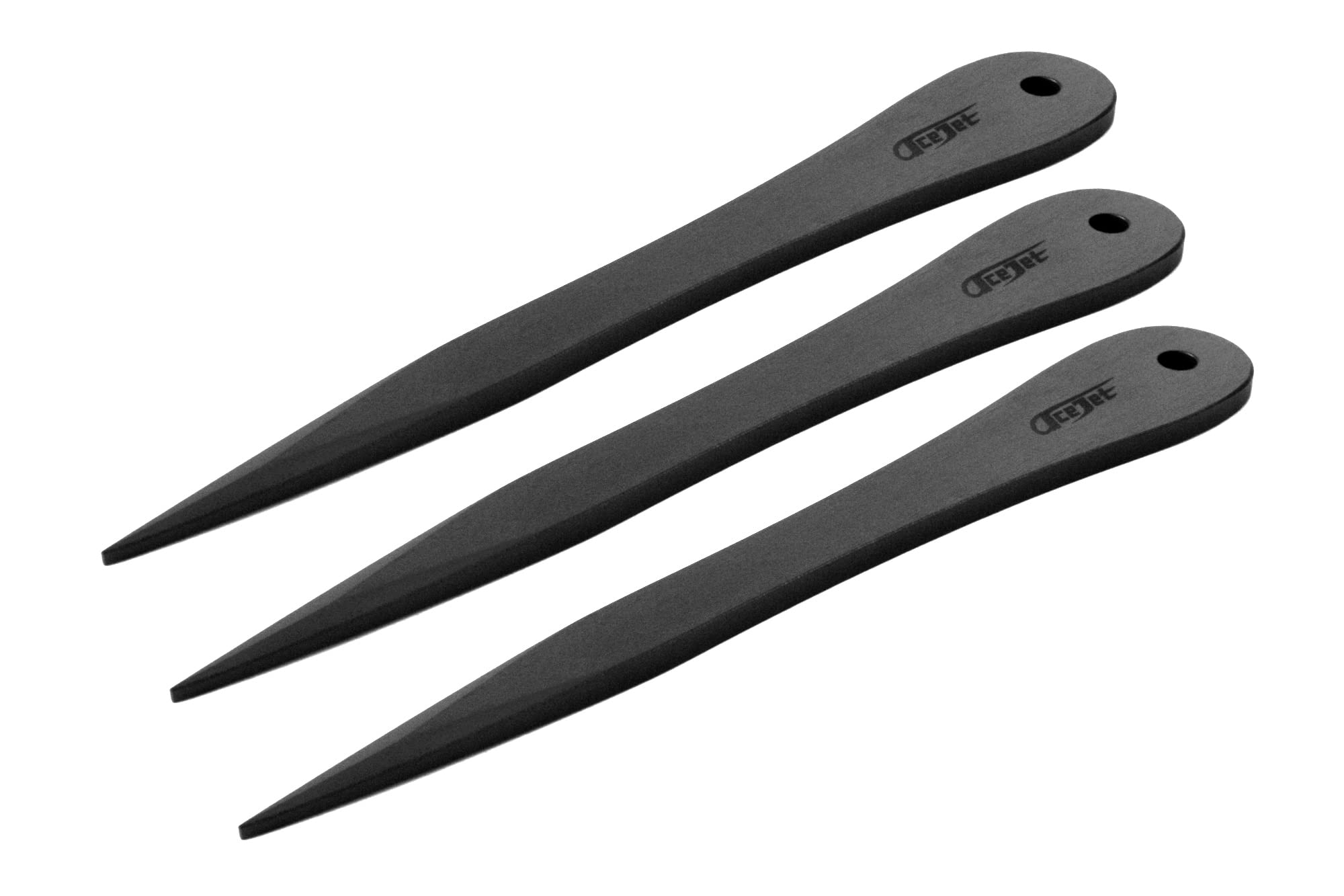 Stinger Air SHADOW Steel Throwing Knives Set of 3 - Professional Balanced Throwing Knives for Outdoor Survival, Hunting & Target Practice - Perfect for Camping, Backpacking & Knife Throwing Competitions