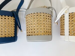 Stylish Woven Rattan Bucket Bag for Women - Fashionable Boho Crossbody Purse for Beach, Shopping & Everyday Use