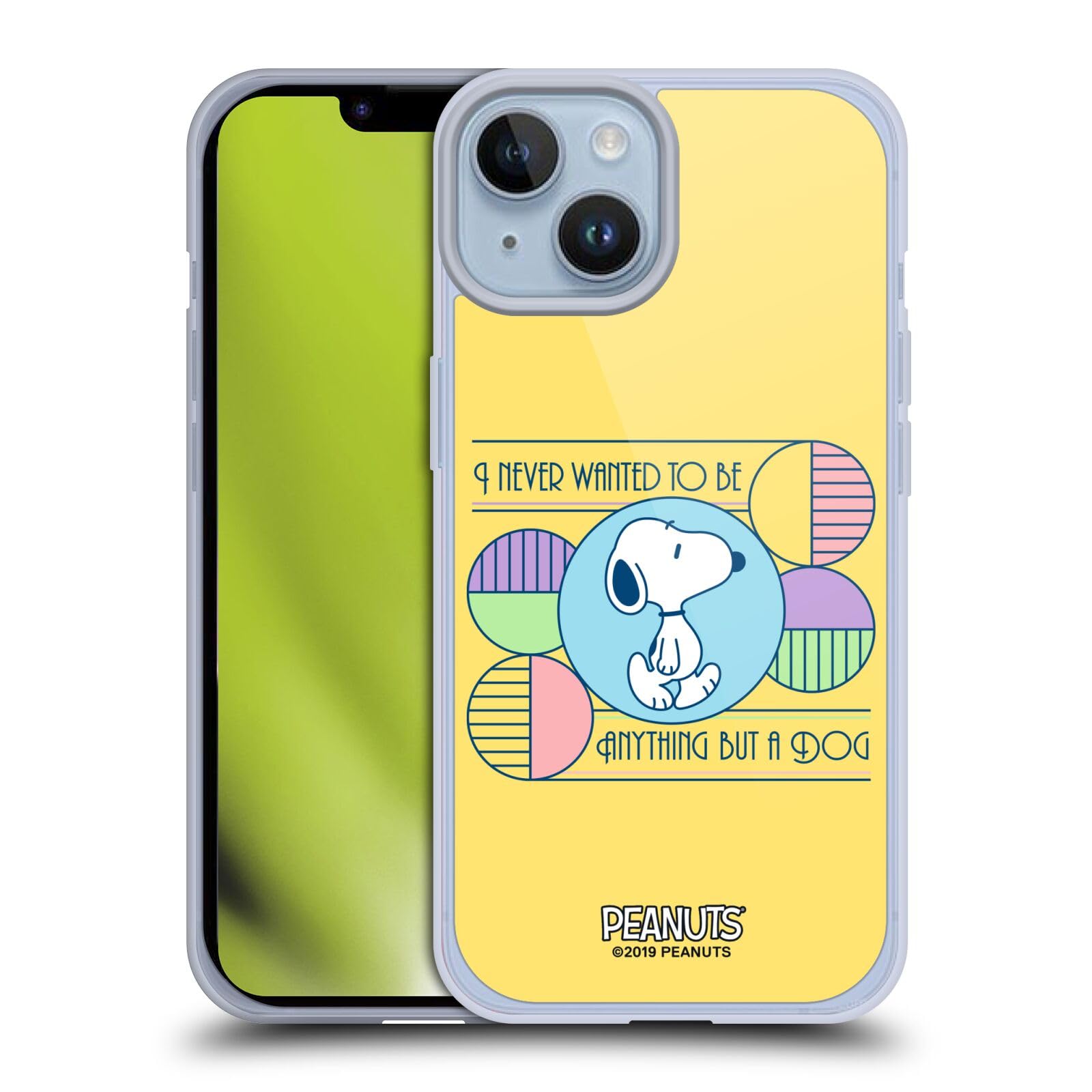 Officially Licensed Peanuts Snoopy Deco Dreams Soft Gel Case for Apple iPhone 14 - Cute Cartoon Phone Cover for Fans, Durable Protective Case for Everyday Use