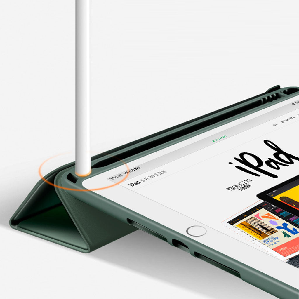 Premium iPad Trifold Case with Signature & Occupation 23 - Slim Protective Cover for iPad Pro/Air/Mini, 360° Rotating Stand for Work, Study & Travel