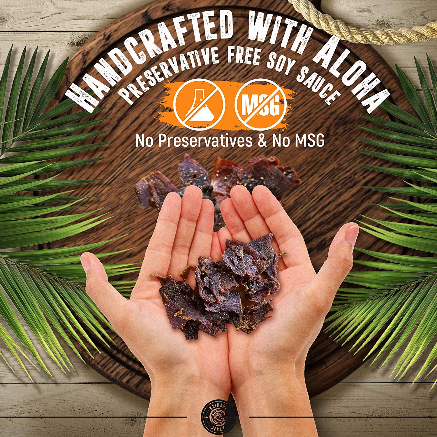 Premium Kaimana Jerky Ahi Tuna Sampler Pack - All Natural Wild Caught Tuna Jerky Snacks, High Protein (9g) & Rich in Omega-3 | USA Made | 5-Pack (0.50 oz each) | Perfect for Hiking, Camping & Healthy On-the-Go Snacking