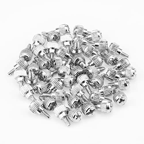 Silver, thumb screws, 6#-32x6