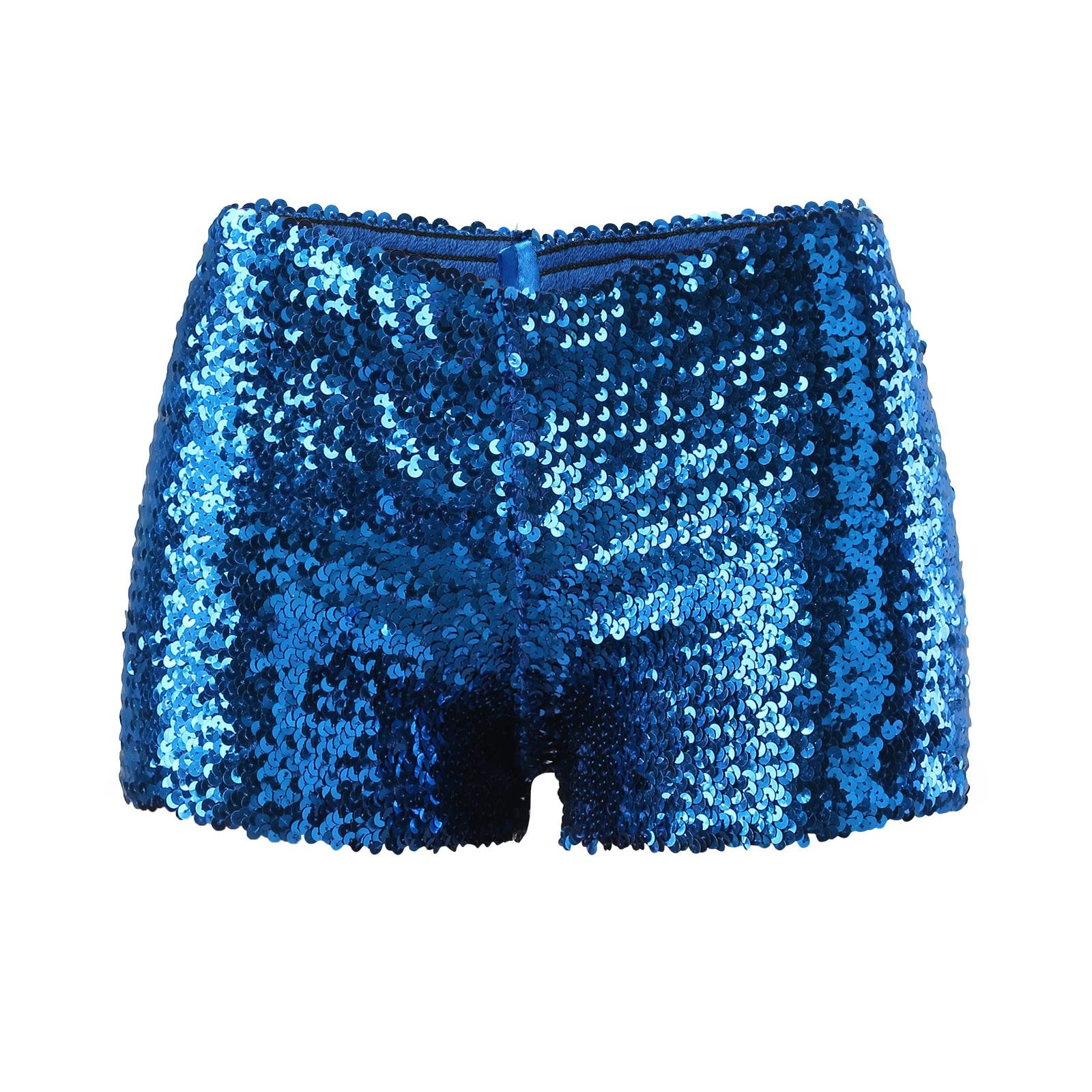 Sparkly Sequin Shorts for Women - Elastic Waist & Straight Leg | Party & Summer Outfits
