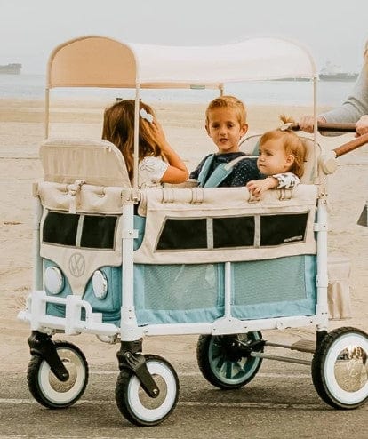 Wonderfold Wagon Volkswagen Special Edition 4-in-1 Stroller Wagon for Kids - Perfect for Beach Outings, Park Adventures, and Family Travel