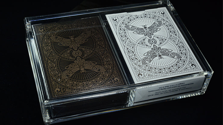 Carat X2 Premium 2-Deck Playing Card Holder - Perfect for Poker, Blackjack & Casino Game Nights