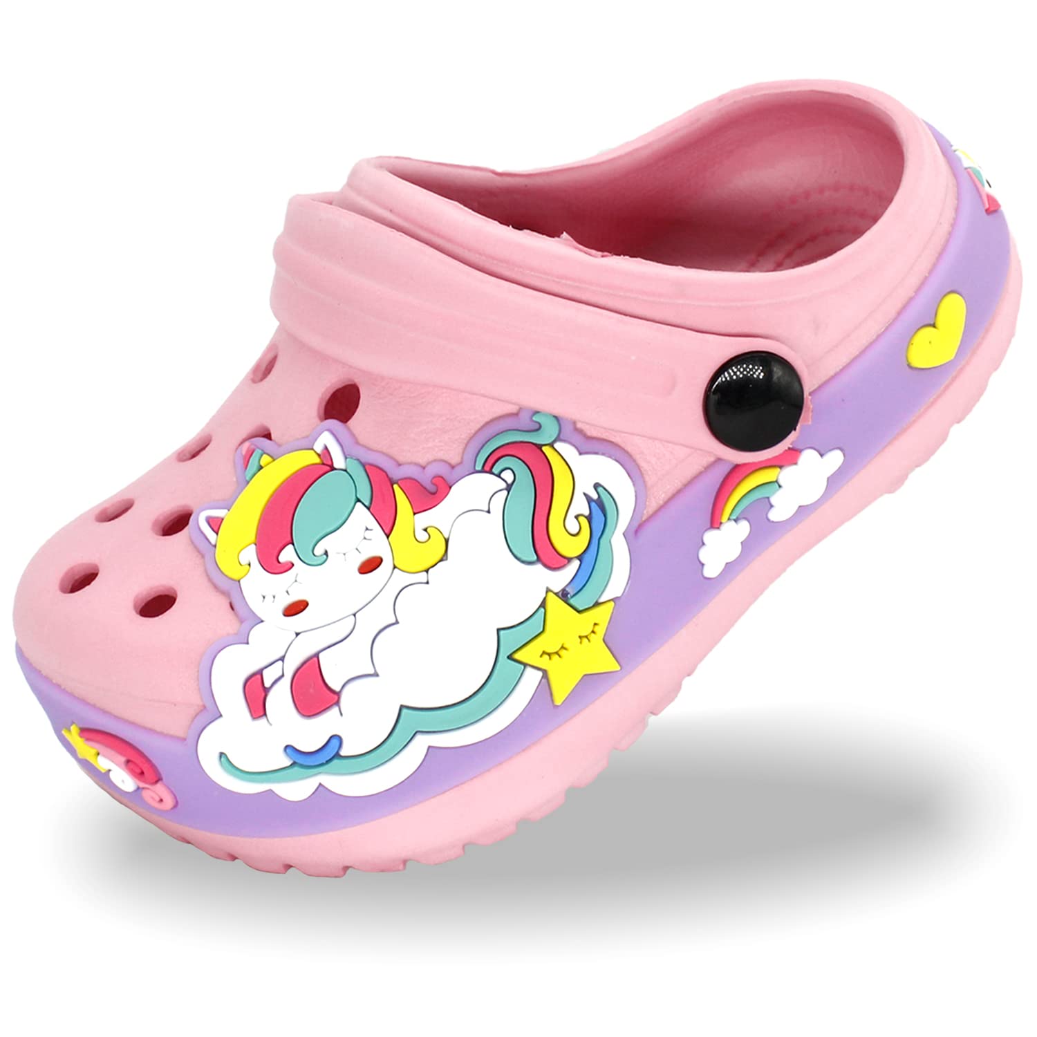 **FolHaoth Toddler Clogs - Cute Cartoon Excavator & Racecar EVA Sandals for Boys & Girls | Non-Slip Lightweight Breathable Kids Shoes | Indoor, Outdoor, Beach, Pool & Shower Slippers**    *(Use for playtime, beach trips, poolside fun, or everyday indoor comfort!)*