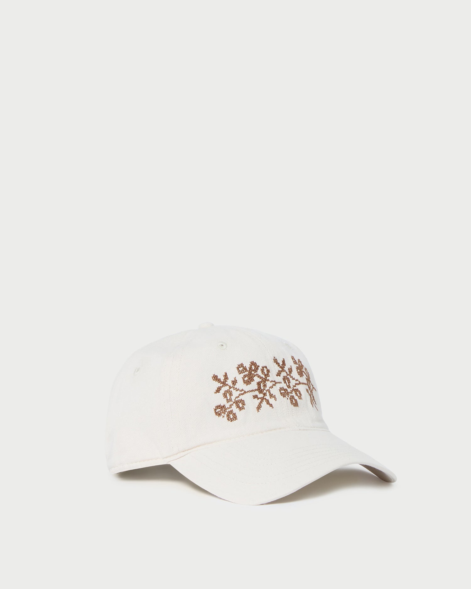 Cairo Natural Brown Embroidered Baseball Cap for Men - Stylish Outdoor Sun Protection Hat for Hiking, Running, and Casual Wear