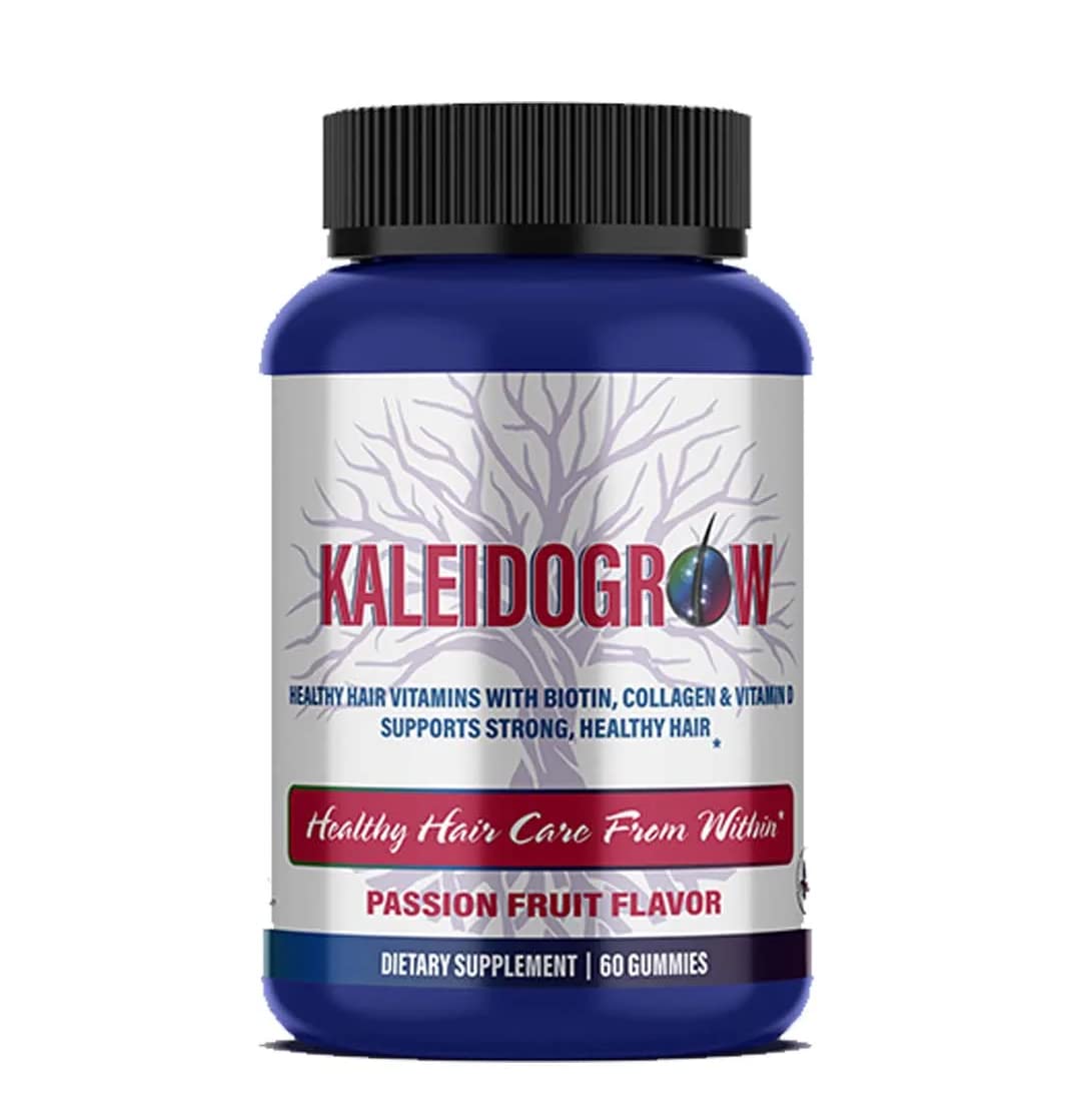 Vitagrow Kaleidoscope Hair Growth Vitamins for Strong & Healthy Hair - Supports Thicker, Longer Hair for Men & Women - Perfect for Daily Hair Care Routine