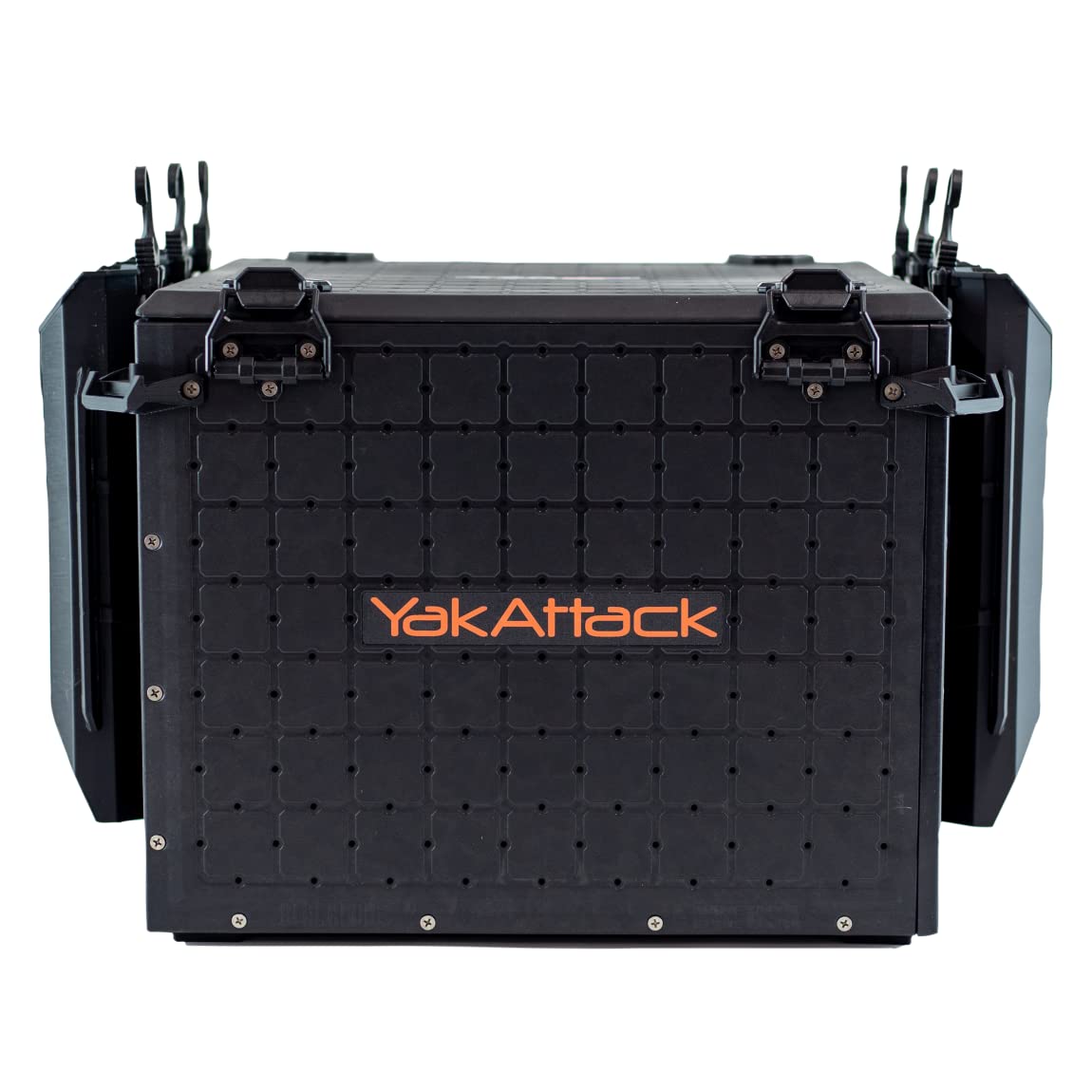 YakAttack BlackPak Pro Kayak Fishing Crate with 6 Rod Holders - 16