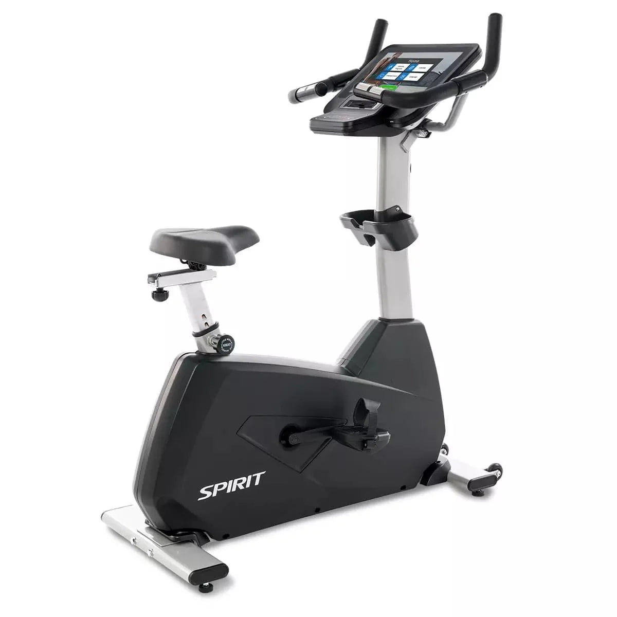Spirit Fitness CU800ENT Upright Exercise Bike for Home Gym - Cardio Workout Equipment for Indoor Cycling & Fitness Training