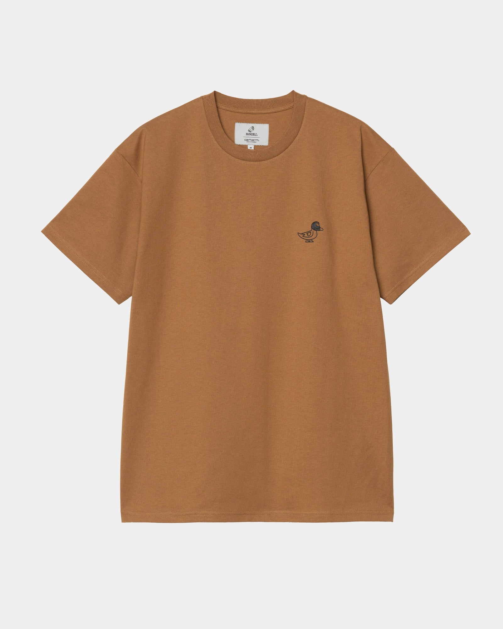 Carhartt WIP x INVINCIBLE Madison Duck T-Shirt for Men - Hamilton Brown/Black - Durable Cotton Casual Tee for Streetwear & Everyday Wear