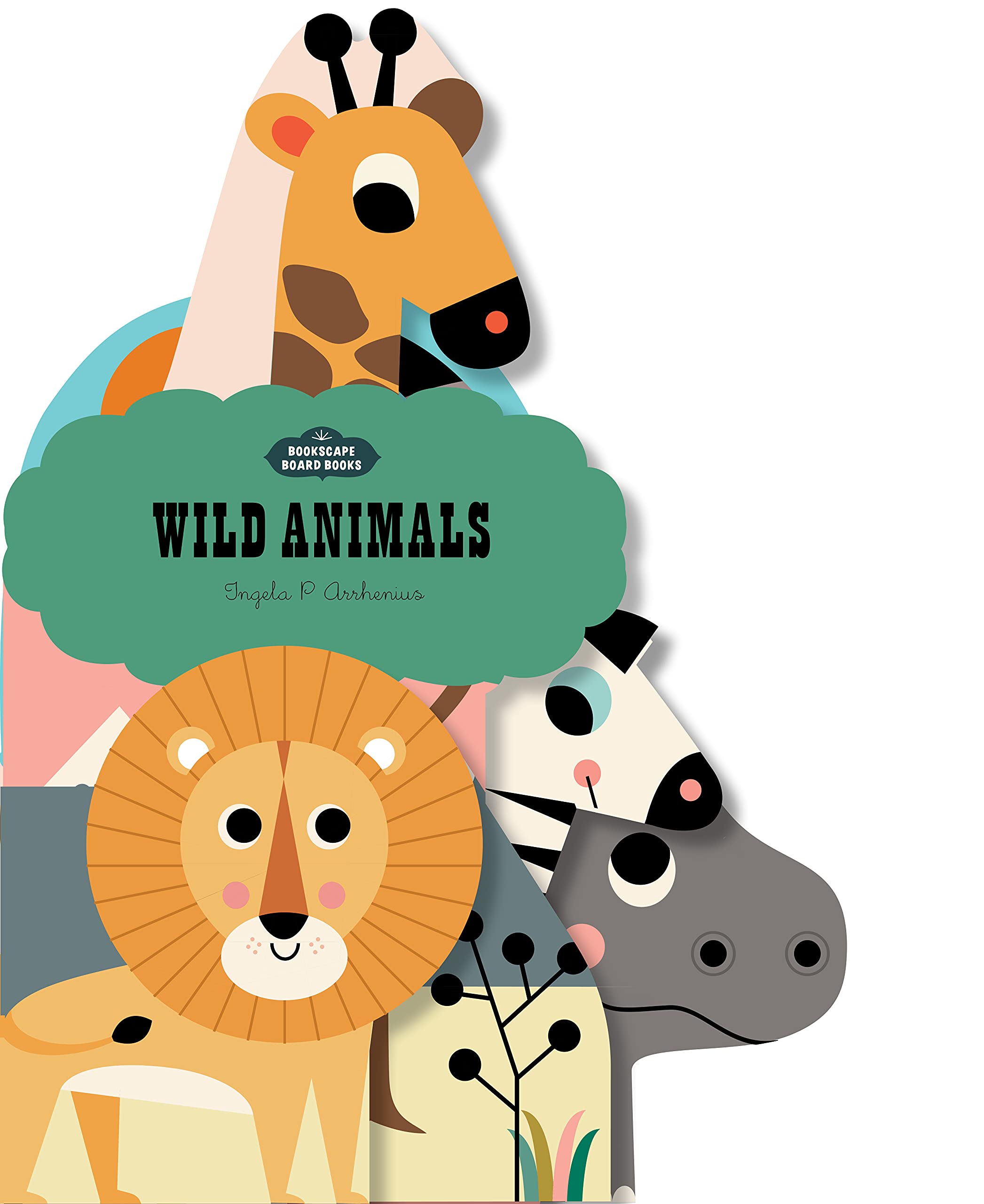 Bookscape Board Books: Wild Animals - Durable Baby Books for Early Learning & Toddler Education | Perfect for Storytime, Nursery, and Preschool Gifts