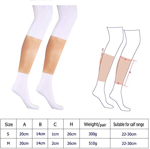 Realistic Fake Calf Leg Silicone Sleeve Enhancer - Natural Looking Leg Padding for Thin & Skinny Legs | Cosplay, Costume, Halloween, Theater & Everyday Wear