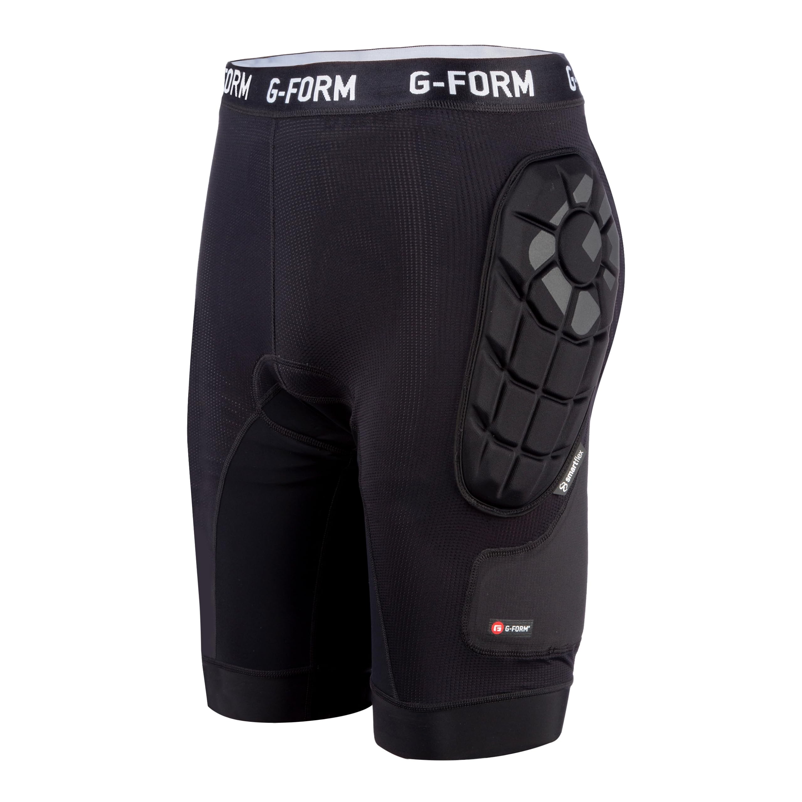 G-Form MX Shorts with Chamois - Padded Protective Bike Shorts for Mountain Biking & Motorcycle Sports - Breathable Compression Shorts for Men & Women - Ideal for Trail Riding, Enduro & Motocross