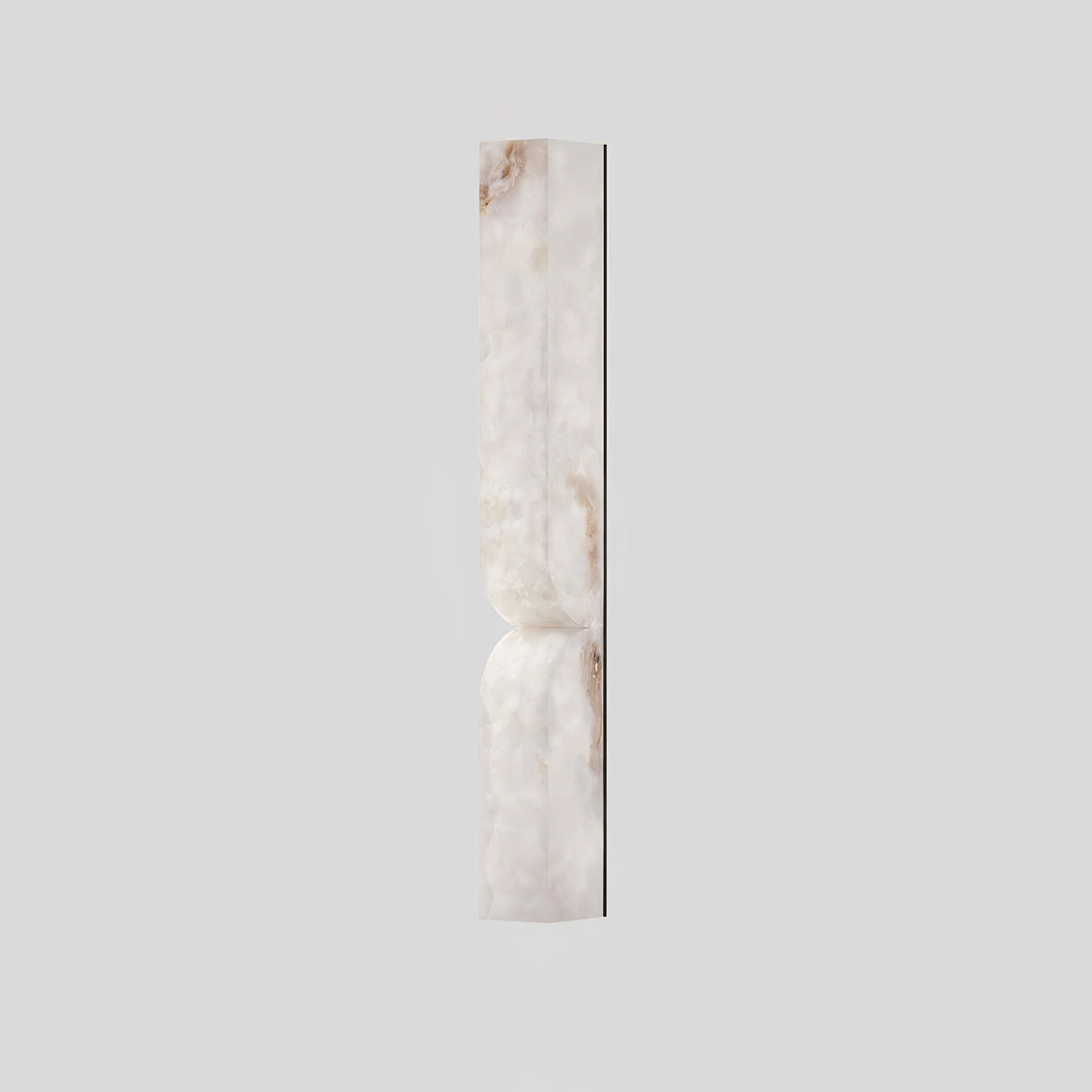 Alabaster Essence Wall Sconce - Elegant Handcrafted Light Fixture for Bedroom, Living Room & Hallway Decor - Perfect for Ambient Lighting and Home Interior Design