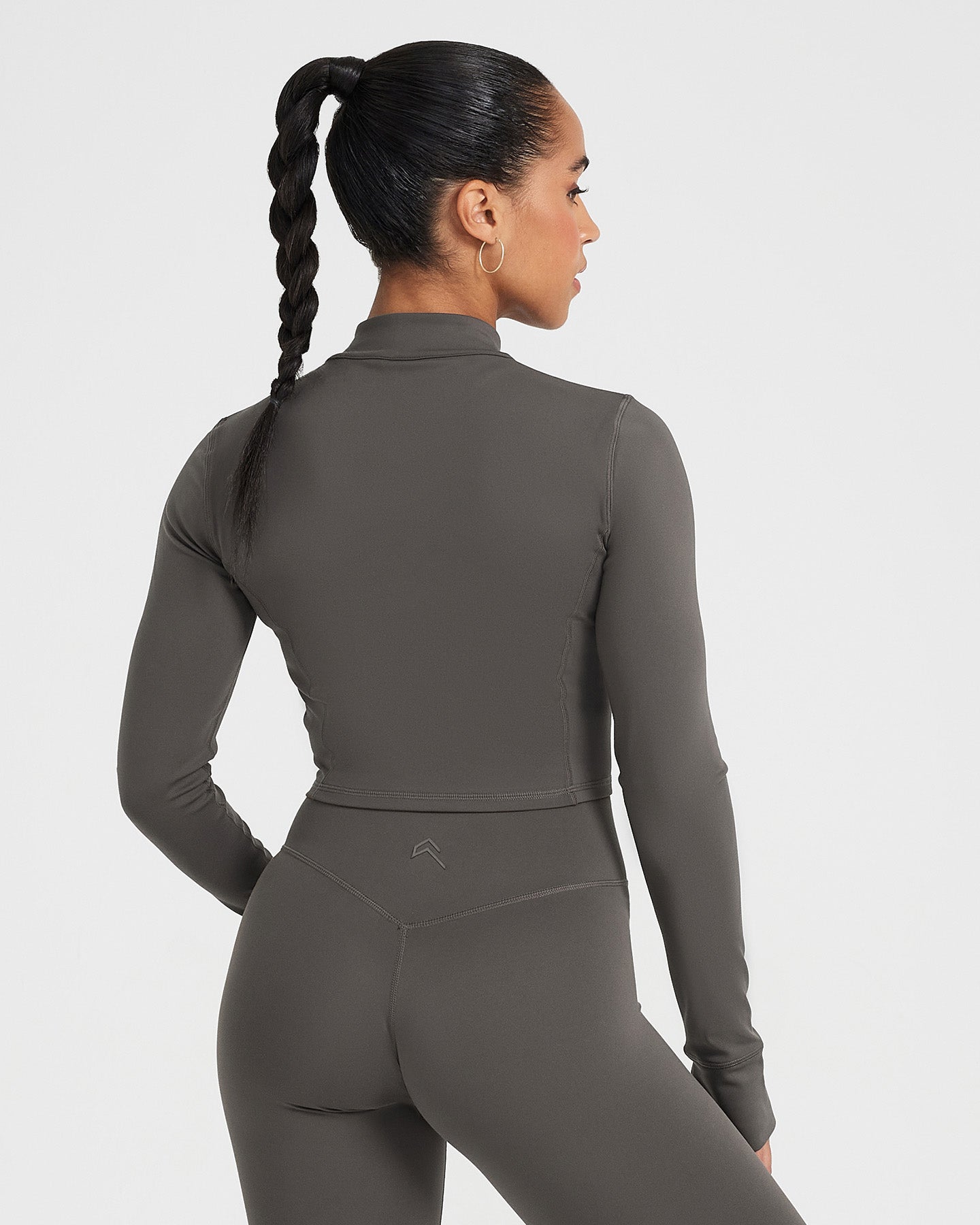 Timeless Crop Jacket for Women - Classic Deep Taupe Outerwear | Perfect for Fall Layering, Casual Outfits & Street Style Fashion