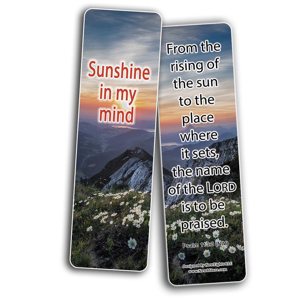 NewEights Living Your Purpose Bible Verses (30-Pack) - Inspirational Scripture Cards for VBS, Sunday School, Easter, Baptism, Thanksgiving & Christmas - Perfect for Worship, Bible Study & Gift Giving