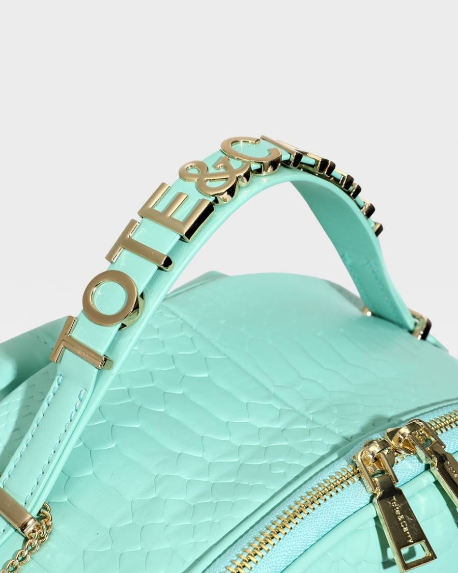Apollo 1 BFF Backpack in Tiffany Blue - Stylish Waterproof College School Backpack for Women & Girls - Perfect for School, Travel, Work and Everyday Use