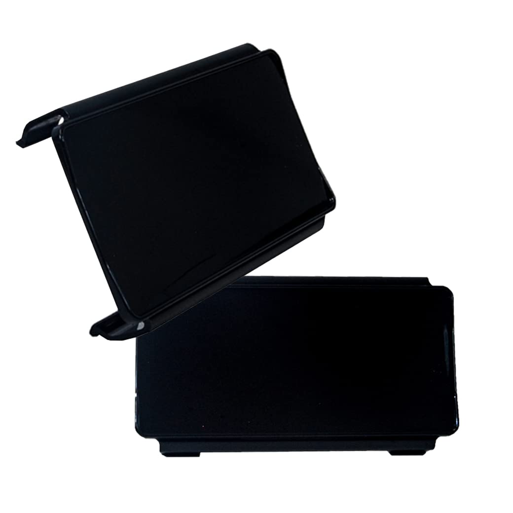 2-Pack 6-Inch Black Protective Polycarbonate Lens Covers for Off-Road LED Light Bars - Snap-On Design Fits Dual Row ATV, SUV & 4x4 Vehicles - Dust & Debris Protection for Off-Roading, Camping & Night Driving