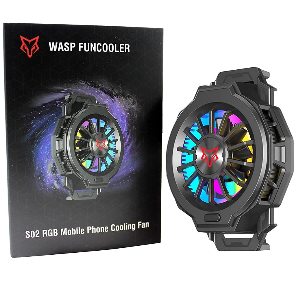 PUBG Game Cooler Fan - Mobile Cooling Fan for Gaming, Live Streaming & Vlog - Phone Radiator for 2.15-3.36 Inch iOS/Android Devices - Semiconductor Heatsink (Standard) - Perfect for Long Gaming Sessions & Video Recording