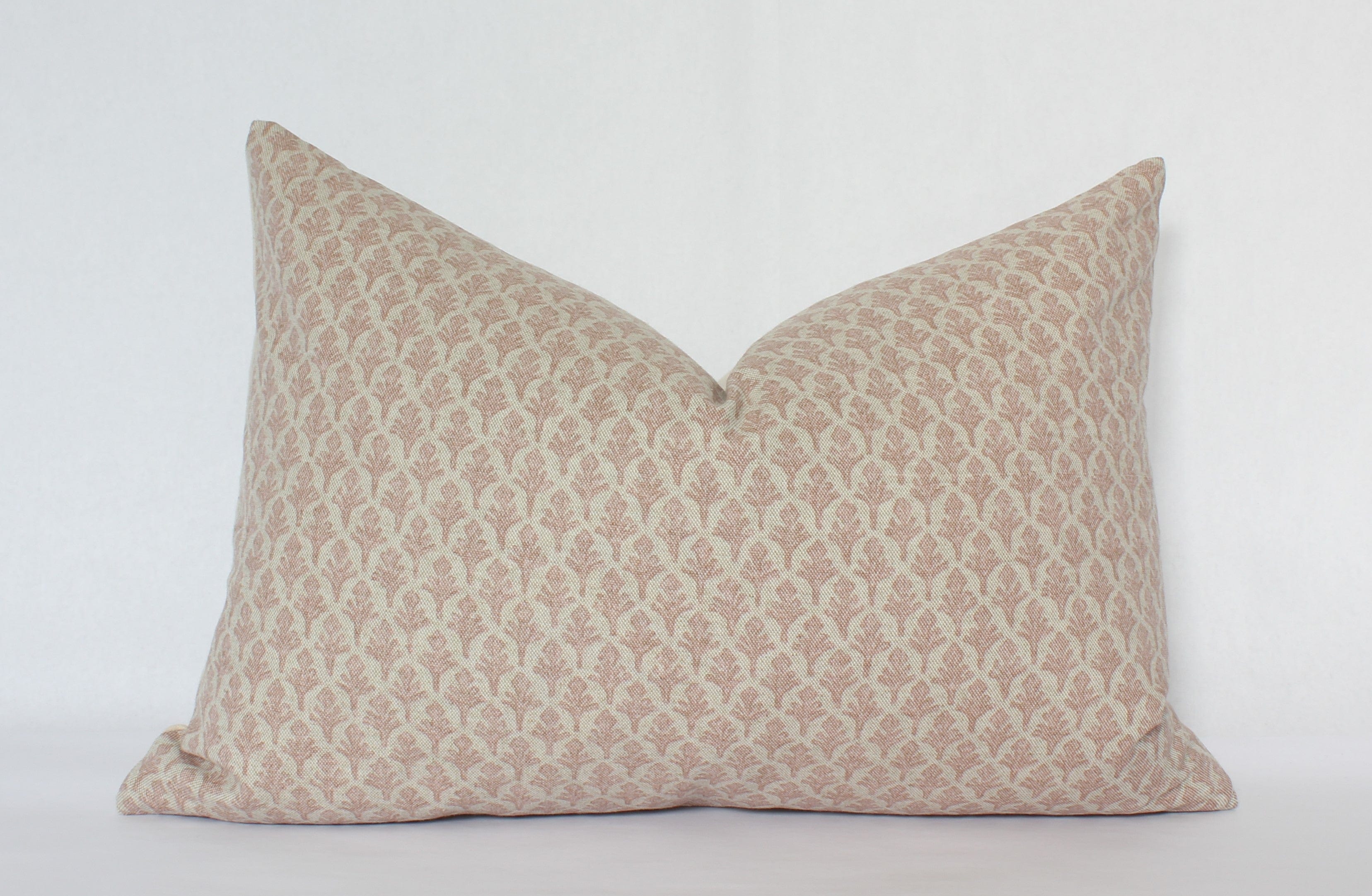 Lotus Blush Pillow Cover - Soft Decorative Cushion Case for Sofa, Bed, Living Room - Home Decor & Gift Idea