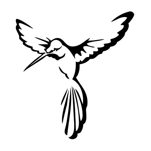 Bee Bird Dance - Animal Decal [12cm Black] Vinyl Sticker for Car, Bike, iPad, Laptop, MacBook, Helmet - Perfect for Water Bottles, Skateboards, Notebooks & DIY Crafts