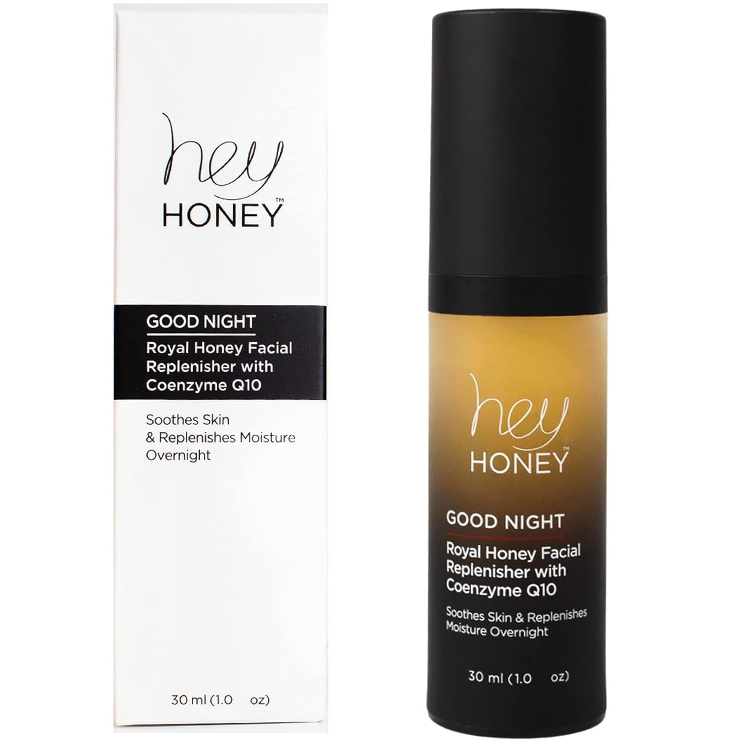 Royal Honey Night Moisturizer with Coenzyme Q10 - Hydrating Facial Cream for Overnight Repair
