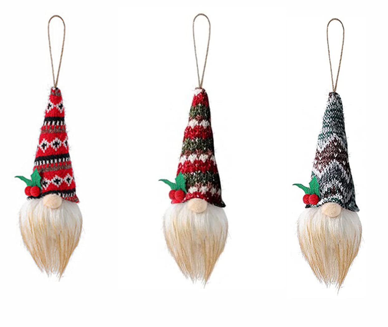 Boafig Christmas Tree Pendant Ornaments - 3 Pack Festive Holiday Decor for Kids, Christmas Party & Dinner Table Decorations - Perfect for Tree Decor, Gift Exchange & Holiday Home Decor