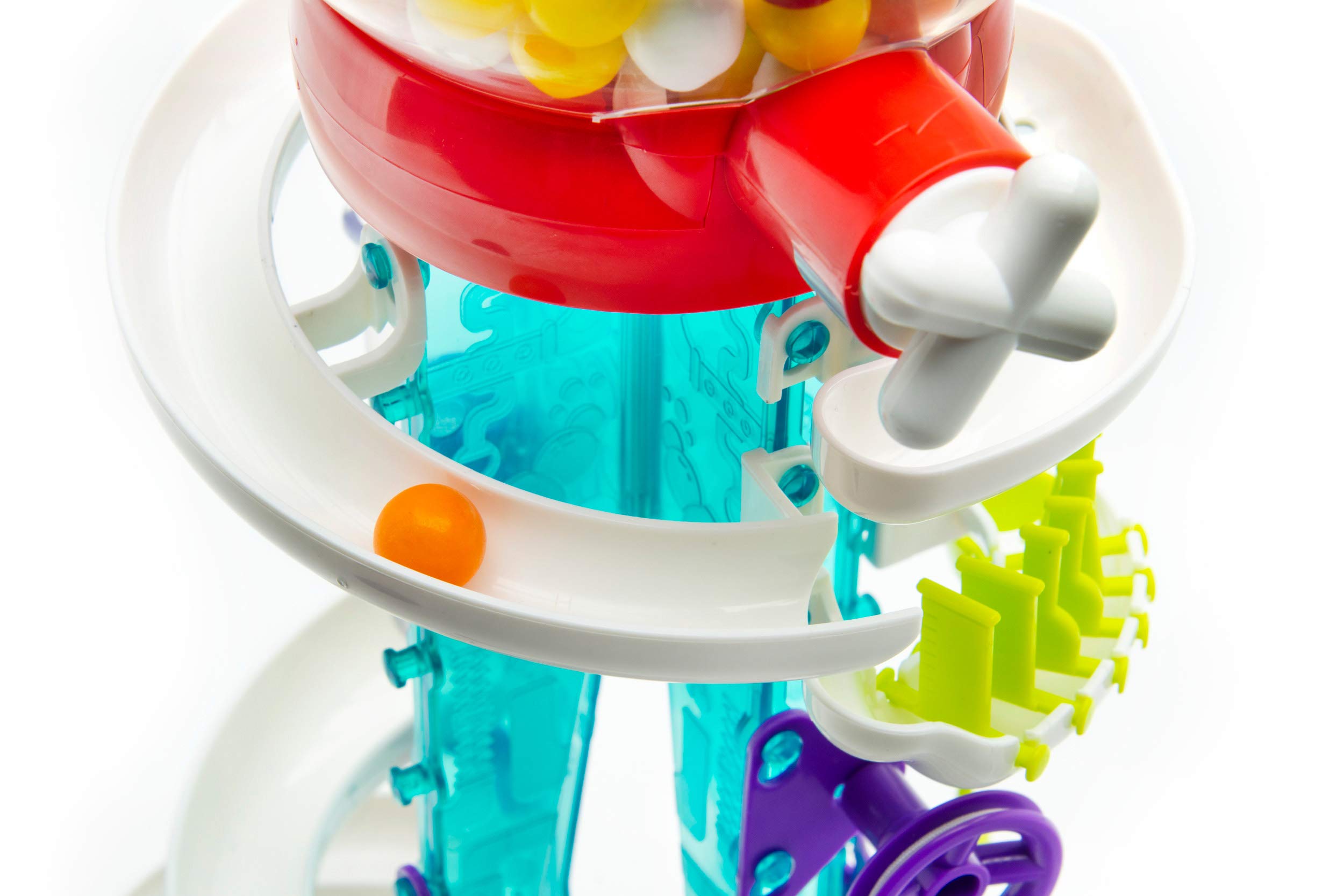 Thames & Kosmos Gumball Machine Maker Lab - STEM Science Kit for Kids with Super Stunts & Tricks - Bilingual English/Spanish - Fun DIY Project for Birthday Gifts & Classroom Activities