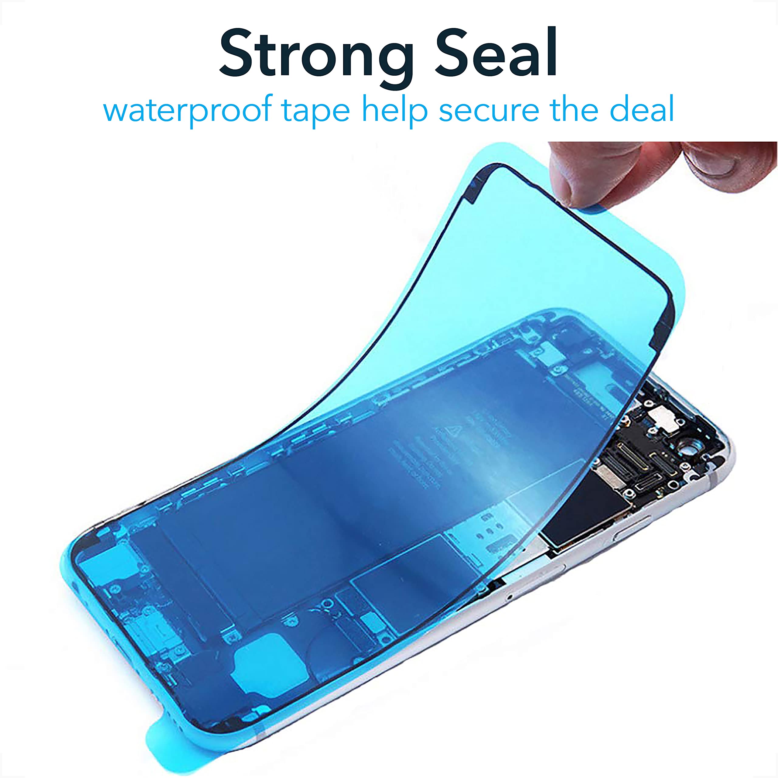 iPhone 12/12 Pro Screen Replacement Kit - Premium OLED Display with Tempered Glass, Waterproof Digitizer, DIY Frame Installation | Perfect for Home Repair, Office Use & Emergency Phone Fixes