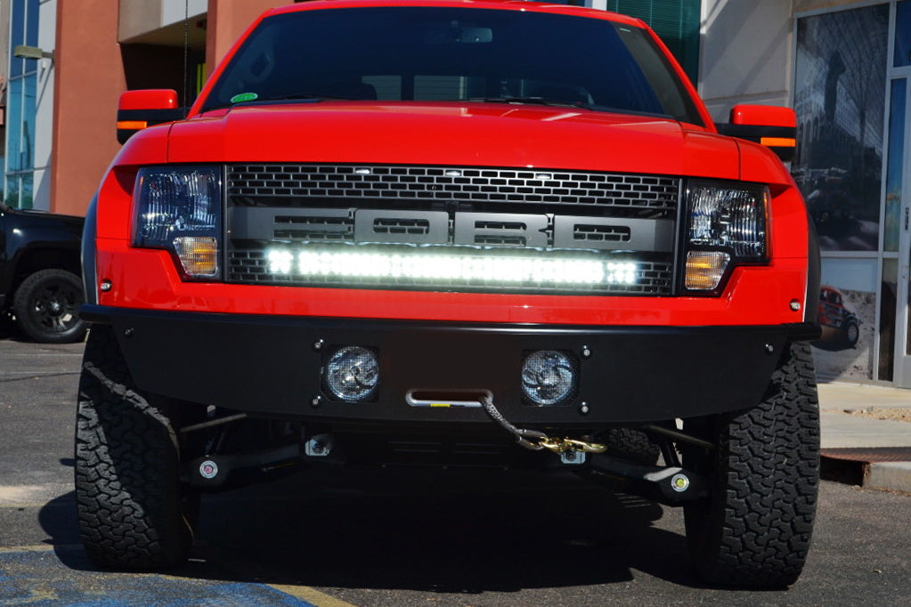 240W 40-Inch LED Light Bar with Behind Grille Mount Bracket for 2009-2014 Ford F150 & Raptor - Off-Road Lighting for Trucks, Hunting, Camping & Night Driving