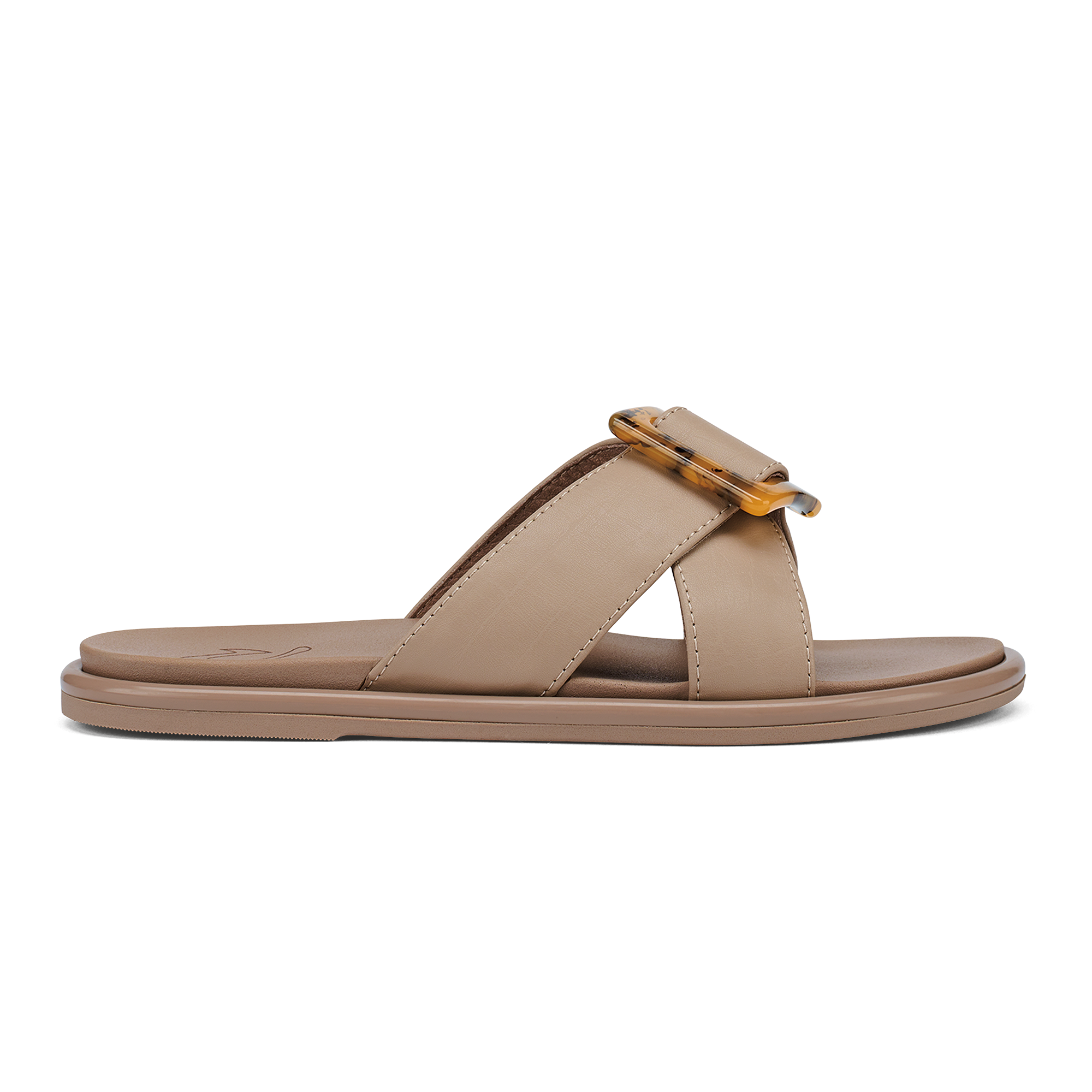 La'i Slide Taupe - Comfortable & Stylish Women's Slides for Beach, Pool, and Casual Wear