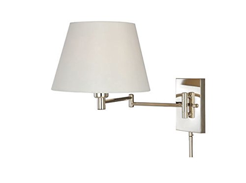 Smart Swing Arm Wall Light - Adjustable Satin Nickel Reading Lamp for Bedroom, Living Room & Office - Modern LED Wall Sconce with Flexible Arm