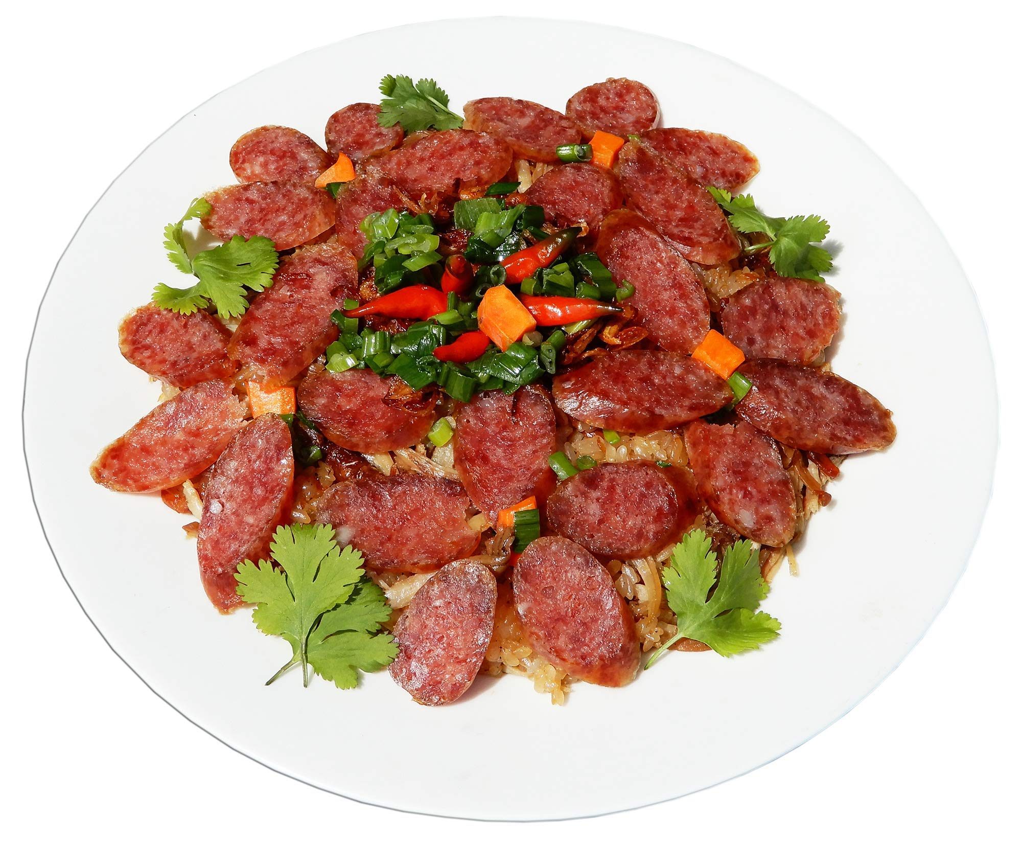 Gourmet Pork Cured Sausage - 20 Packs (No MSG, Made in USA) - Authentic Vietnamese Lap Xuong Heo - Perfect for Asian Cooking, BBQ, and Charcuterie Boards