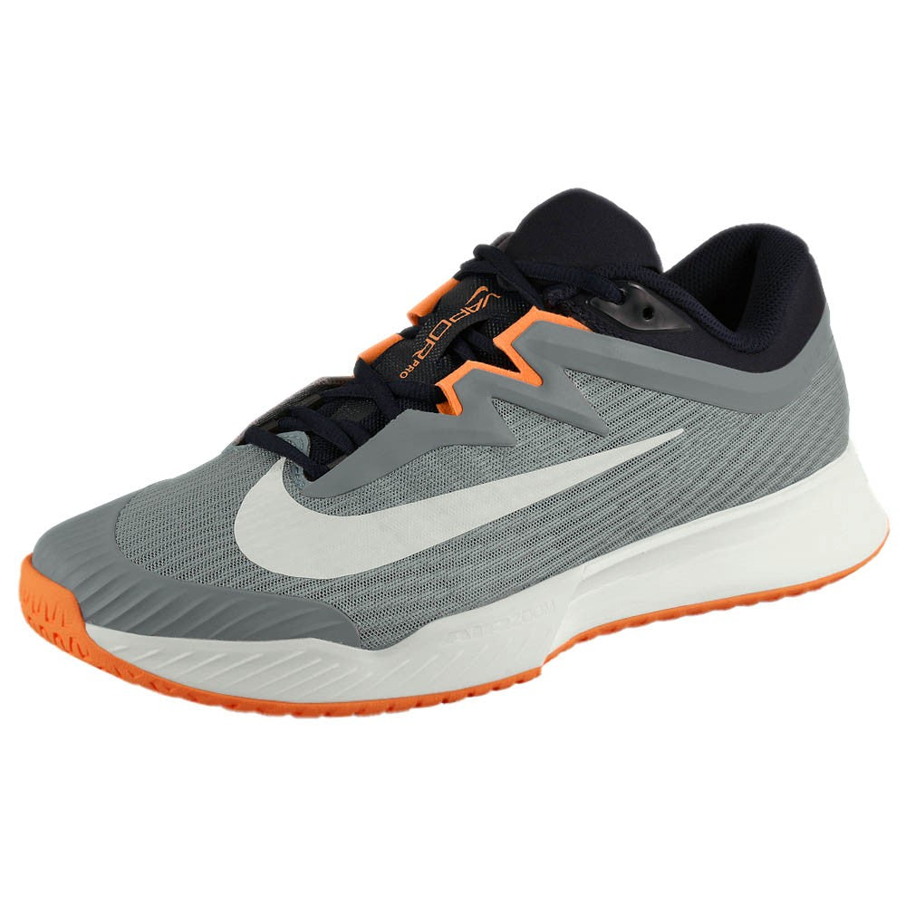 Nike Men's Air Zoom Vapor Pro 3 Tennis Shoes - Ashen Slate/Football Grey - Lightweight & Breathable for Competitive Play & Training