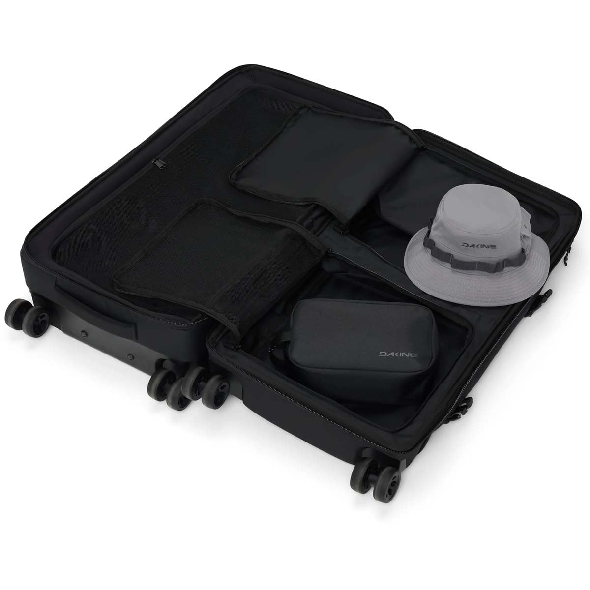 Dakine Split 4 Wheel 87L Rolling Luggage - Travel Suitcase with Spinner Wheels for Smooth Mobility | Perfect for Air Travel, Business Trips & Vacation Packing (Mulled Basil Color)