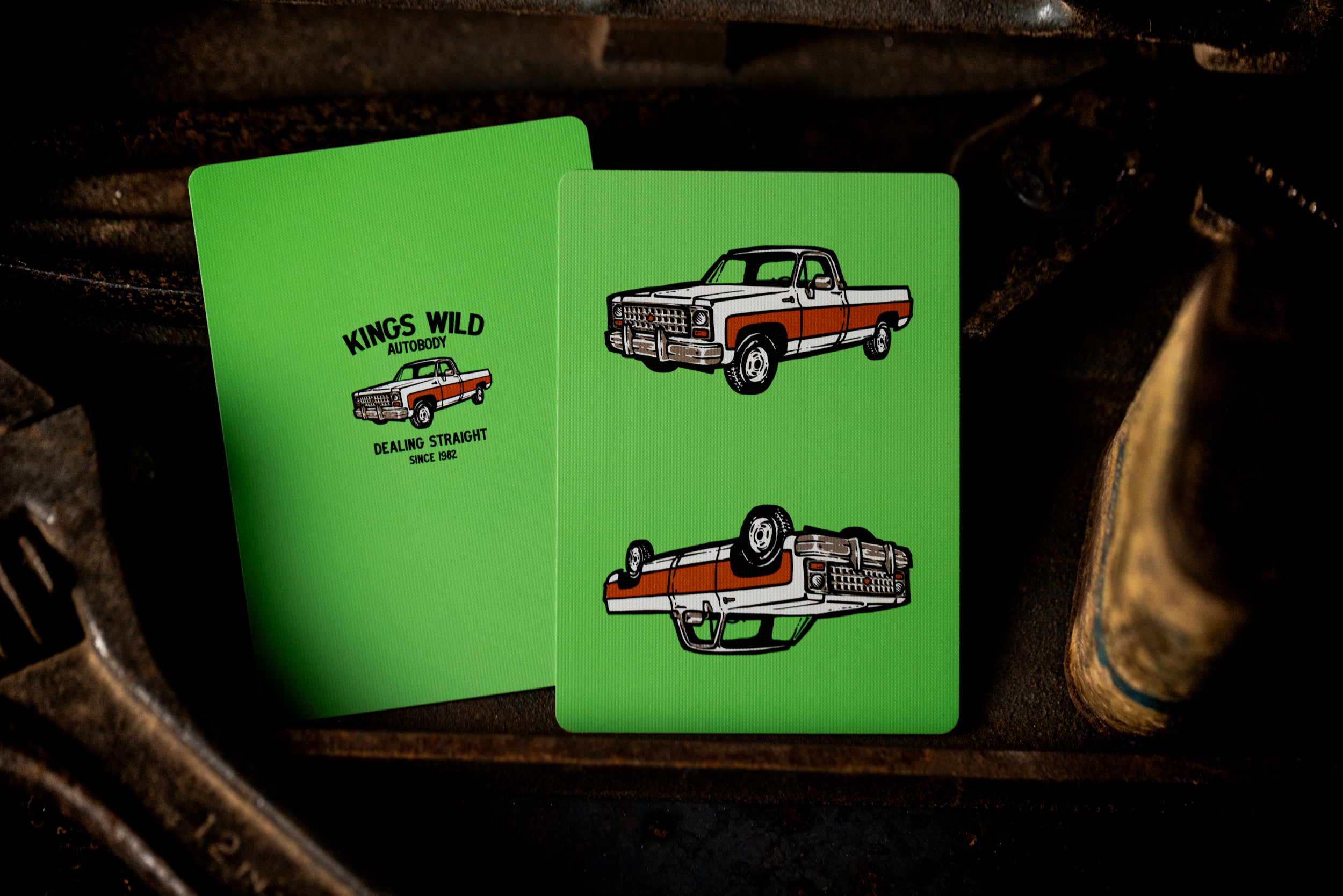 Premium KW Auto Body Threads Deck Luxury Playing Cards - Elegant Design for Poker, Blackjack & Magic Tricks | Perfect for Game Nights, Casino Parties & Collectors